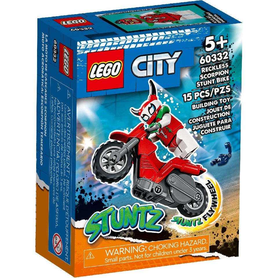 Lego City 60332 Reckless Scorpion Stunt Bike photo 1