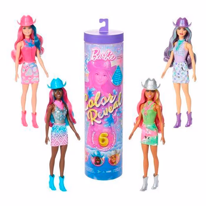 Кукла Barbie Color Reveal Раскрась звезду дискотеки JCP01 