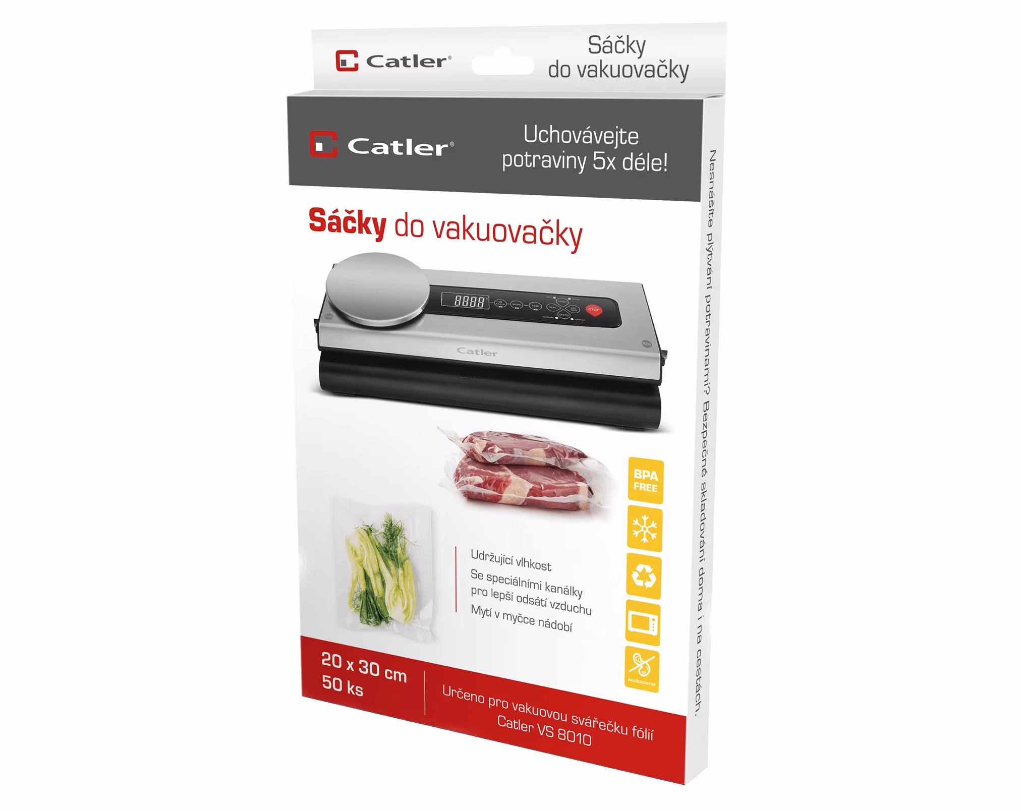 Pelicula vacuum Catler Vacuum bag 20*30