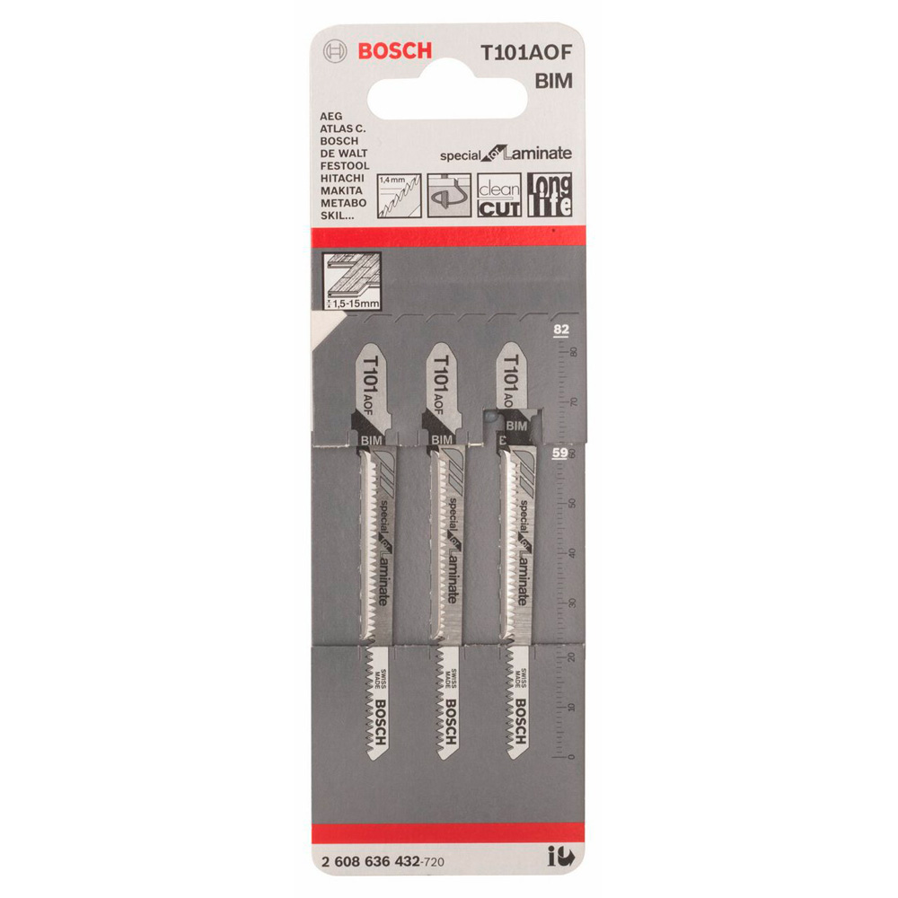 Набор пилок для лобзика Bosch 2608636432 photo 2