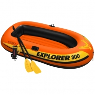 Надувная лодка с веслами и насосом INTEX EXPLORER 300 thumbnav