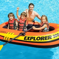 Barca gonflabila cu vasle si pompa INTEX EXPLORER 300 thumbnav 3