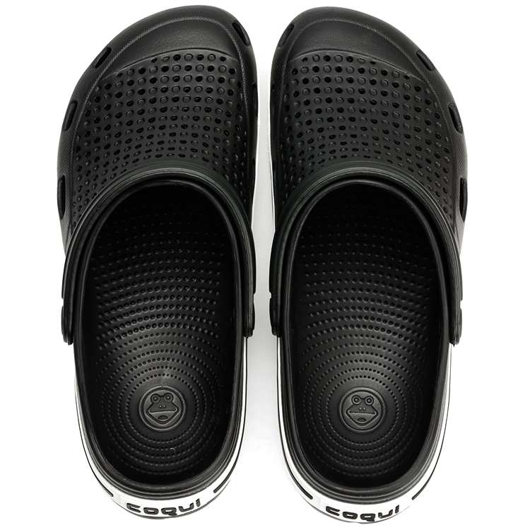 Slapi COQUI Clogs LINDO pt Barbati / 41 / Negru-alb photo 2