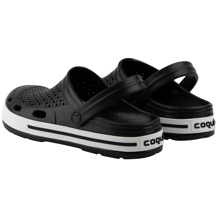 Slapi COQUI Clogs LINDO pt Barbati / 41 / Negru-alb photo 3