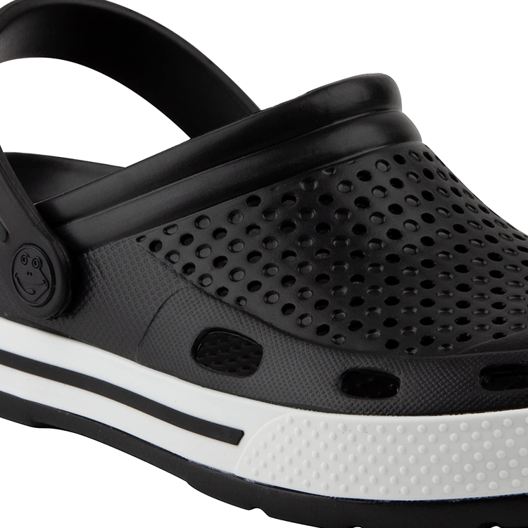 Slapi COQUI Clogs LINDO pt Barbati / 41 / Negru-alb photo 4