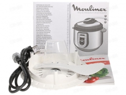 Multifierbator Moulinex CE500E32, 1000 W, 21 programe, Argintiu cu negru thumbnav 3