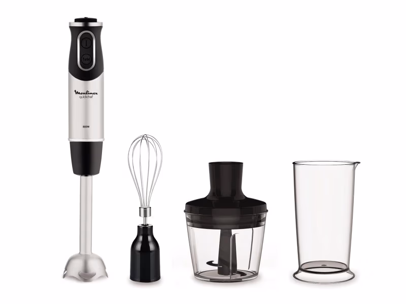 Blender Moulinex DD653832, 6 ml, 20 trepte viteza, Gri 