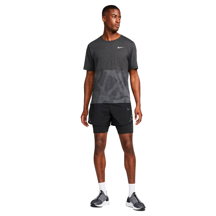 Футболка мужская Nike M NK DF RUN DVN CORE SS TOP S Серый photo 4