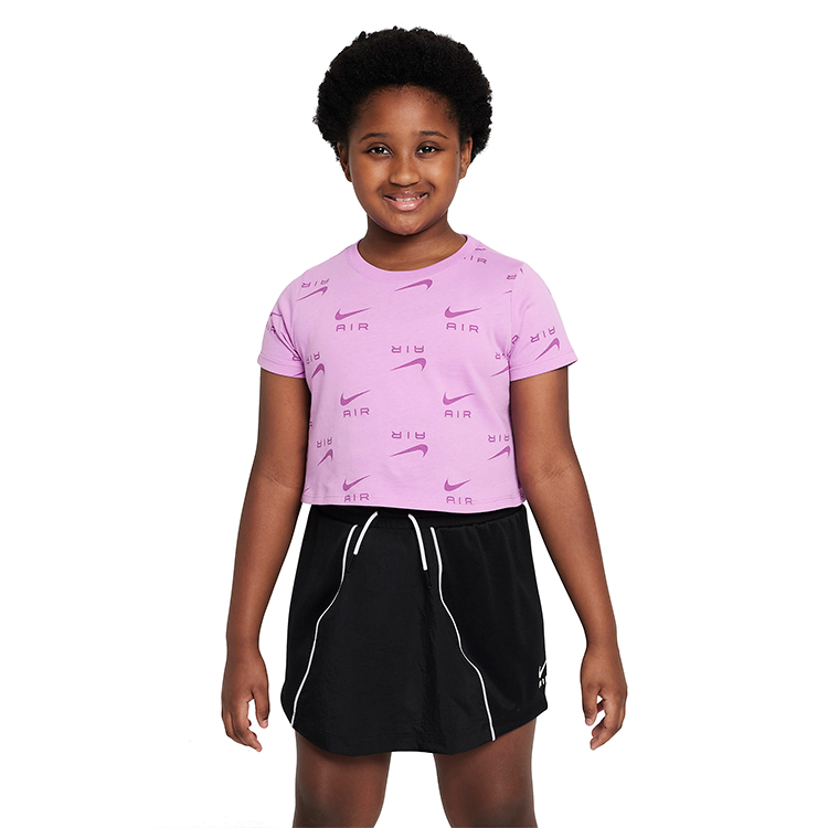 Tricou Nike G NSW TEE CROP AIR AOP / Femei / M / Violet photo 2