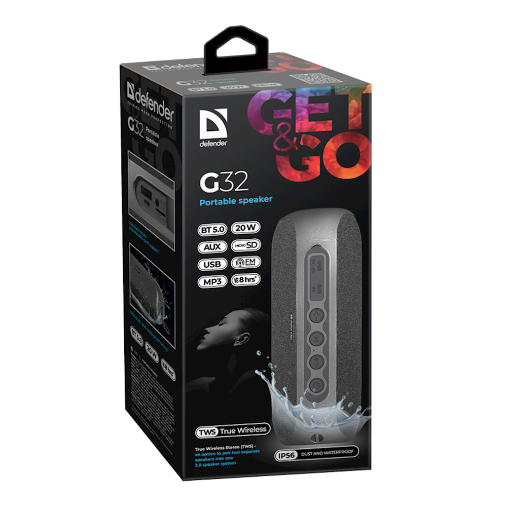 Портативная колонка Defender G32 Черный photo 7