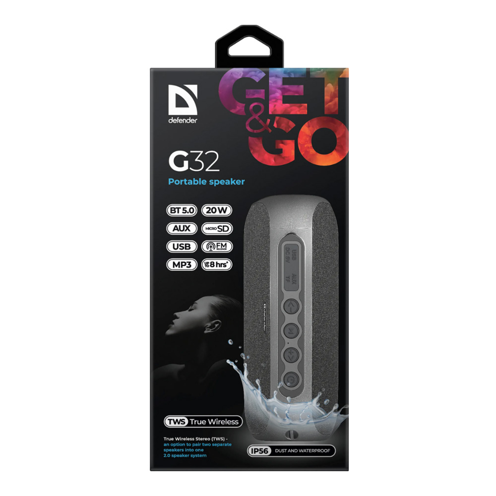 Портативная колонка Defender G32 Черный photo 8