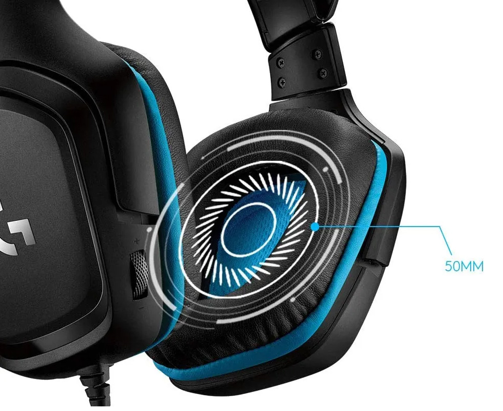 Наушники Logitech G 432 Black Проводные / Игровой / Black photo 3
