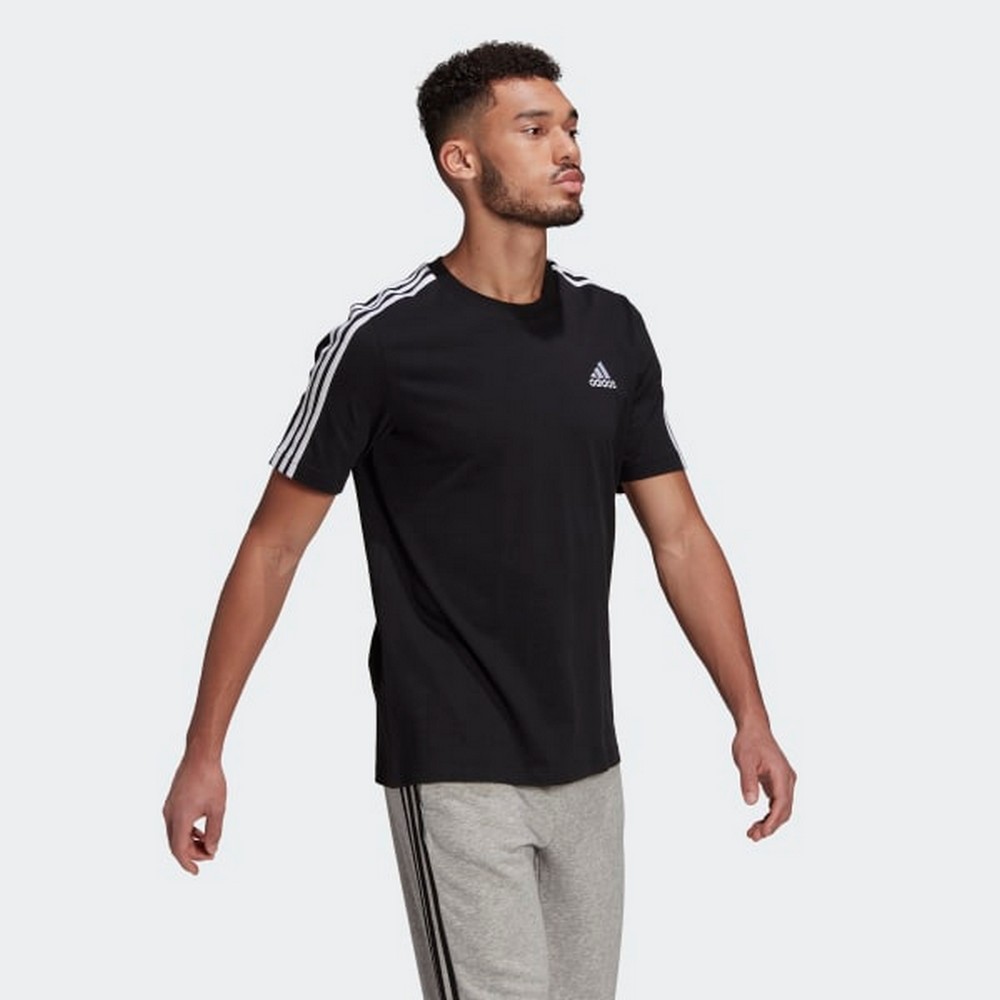 Футболка мужская Adidas M 3S SJ T S Черный photo 2