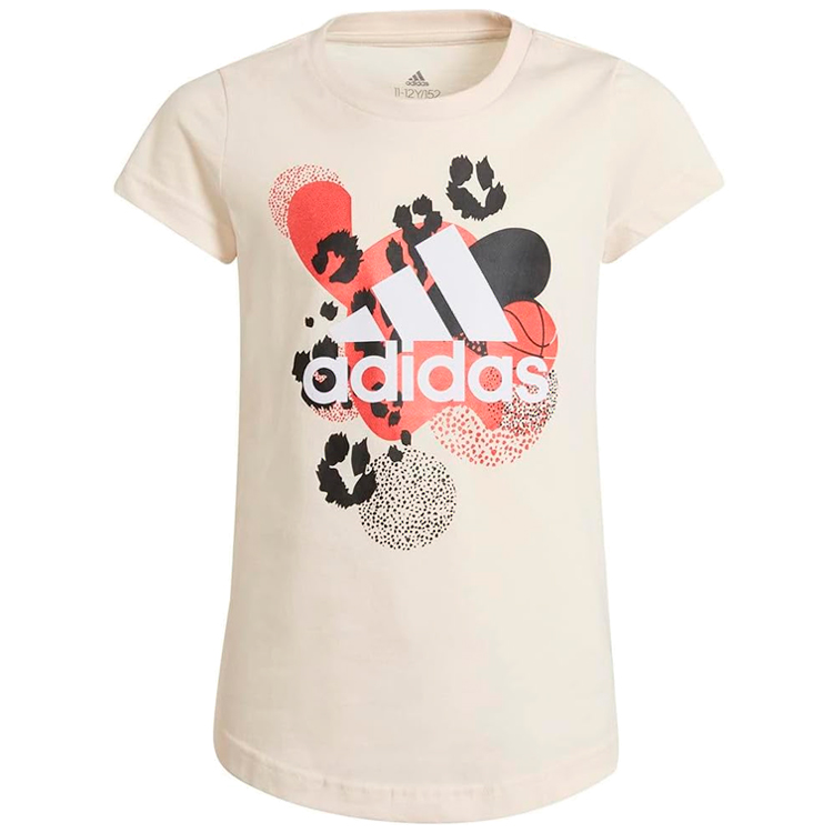 Tricou Adidas JG GFX TEE 1 / Femei / 164 / Bej photo 1