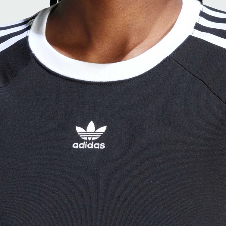 Tricou Adidas 3 S BABY TEE XXS Negru Femei photo 5