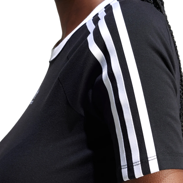 Tricou Adidas 3 S BABY TEE XXS Negru Femei photo 7