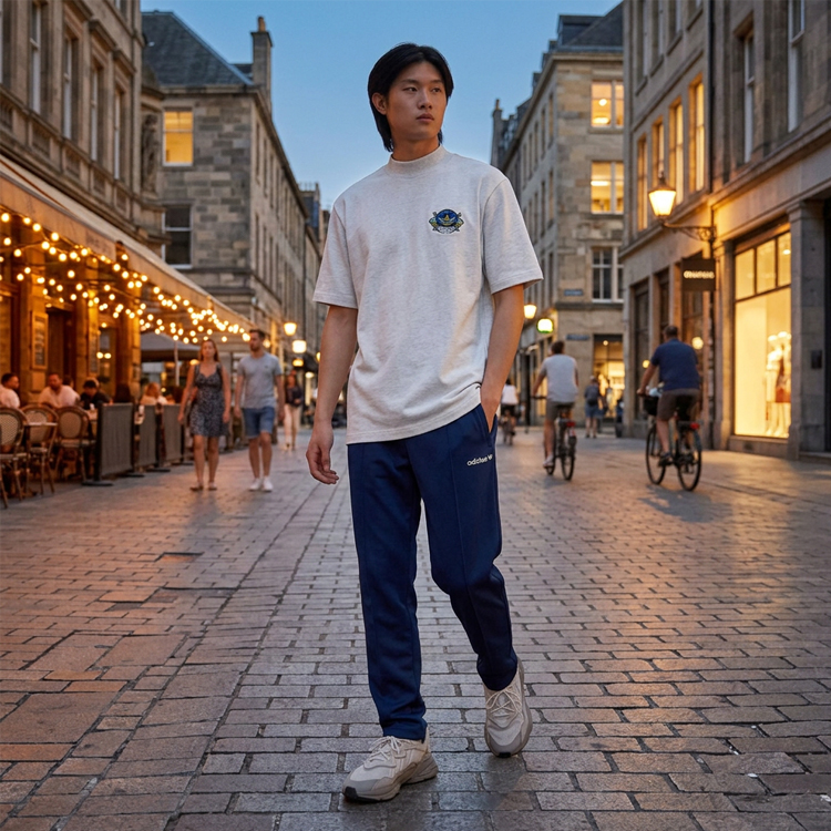 Брюки Adidas ARCHIVE TP S Синий Мужской photo 7