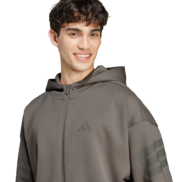 Hanorac pt bărbați Adidas M FI 3S FZ XS Bej photo 7
