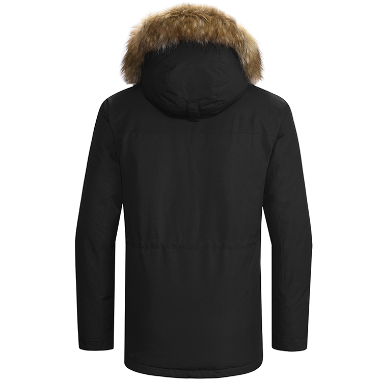 Geacă pt Barbati Kailas Long Thick Fur Down Jacket XL Negru photo 2