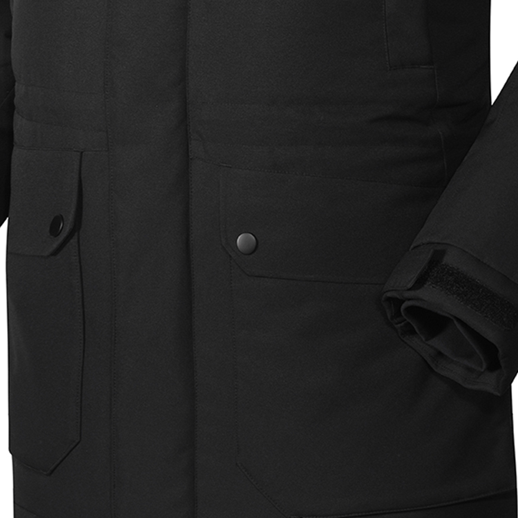 Geacă pt Barbati Kailas Long Thick Fur Down Jacket XL Negru photo 4