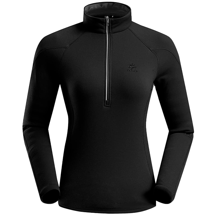 Толстовка Kailas Air Fleece Stand Collar Functional Long Sleeve Baselayer Top Women S Черный Женский photo 2