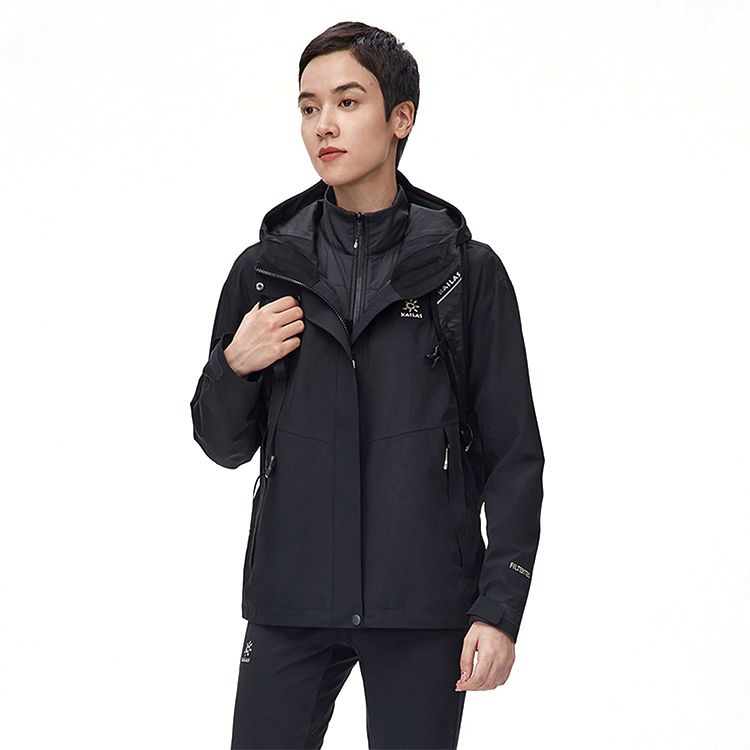Scurta Kailas 3-in-1 Hardshell Jacket Women S Negru Femei photo 4