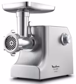 Мясорубка Moulinex ME858D32, 5.5 кг/мин, 2100 Вт, Нержавеющая сталь 