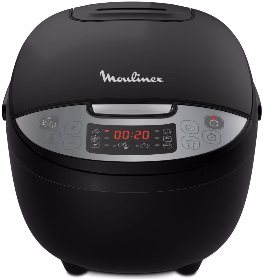 Multifierbator Moulinex MK611832, 4 l, 750 W, 10 programe, Negru 
