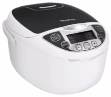 Multifierbator Moulinex MK707832, 750 W, 13 programe, Negru cu alb