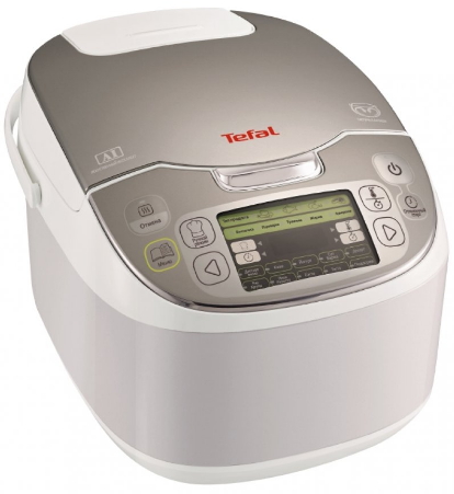 Мультиварка Tefal RK816E32 /5 л и более / 750 / 43авто-программ / Серебристый с белым photo 2