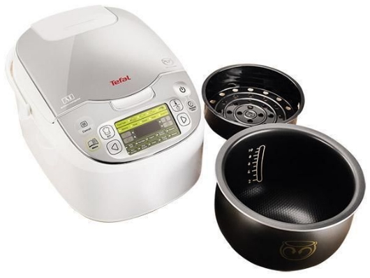 Мультиварка Tefal RK816E32 /5 л и более / 750 / 43авто-программ / Серебристый с белым photo 3