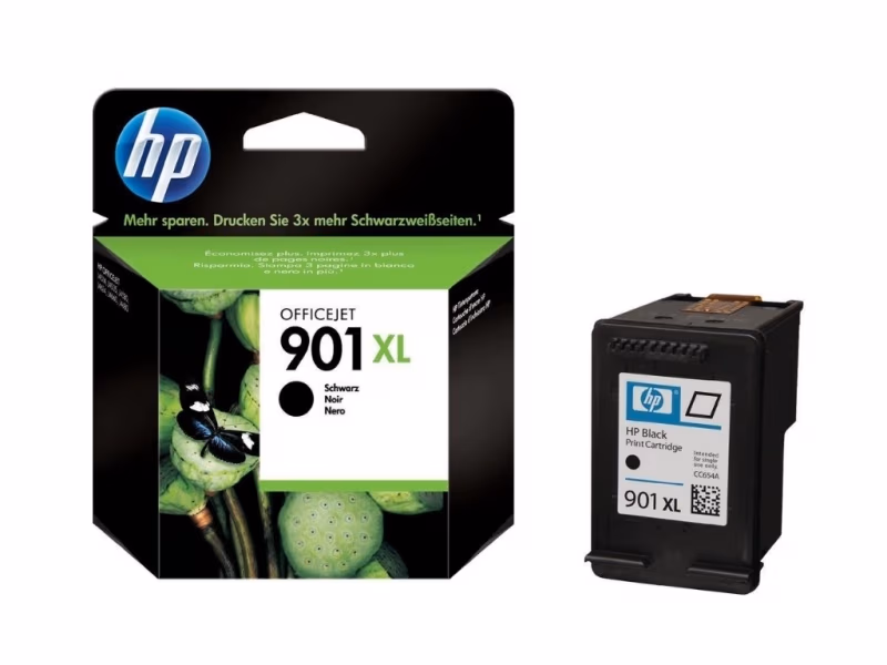 HP 901XL Large Ink Black Cartridge for Officejet J4580, 14ml. 700 pages