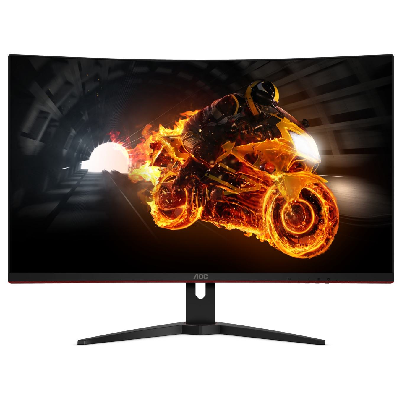 31.5" AOC MVA LED CQ32G1 Curved Black (1ms, 80M:1, 300cd, 2560x1440, 178°/178°, Refresh Rate 144Hz, Curvature 1800R, AMD FreeSync Premium, sRGB coverage 119%, HDMIx2, DisplayPort, Audio Line-out, VESA) photo 1