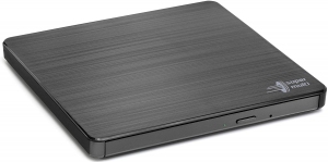 External DVDRW Drive LG GP60NS60, Portable Slim -14mm, Super-Multi DVDR+8x/-8x, RW+6x/-6x, DL+6x, CD-R/RW 24x, RAM 5x, USB2.0, Silver, Retail thumbnav 1