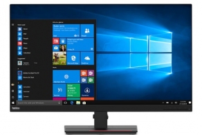 31.5" LENOVO IPS LED ThinkVision T32p-20 4K Black (4ms, 1000:1, 350cd, 3840 x 2160, 178°/178°, HDMI, DisplayPort, USB-C (Video, Power, Data), USB Hub: 4 x USB3.1, Audio Line-out, Heigh Adjustment, VESA) thumbnav 1