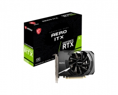 MSI GeForce RTX 3060 AERO ITX 12G OC / 12GB GDDR6 192Bit 1792/15000Mhz, Ampere, PCI-E Gen4, 1xHDMI, 3xDP, Single Fan Thermal Design, 6mm Cooper Heatpipes, Tailored PCB Design, Solid Backplate, SFF package, 1x 8pin, Retail thumbnav 1