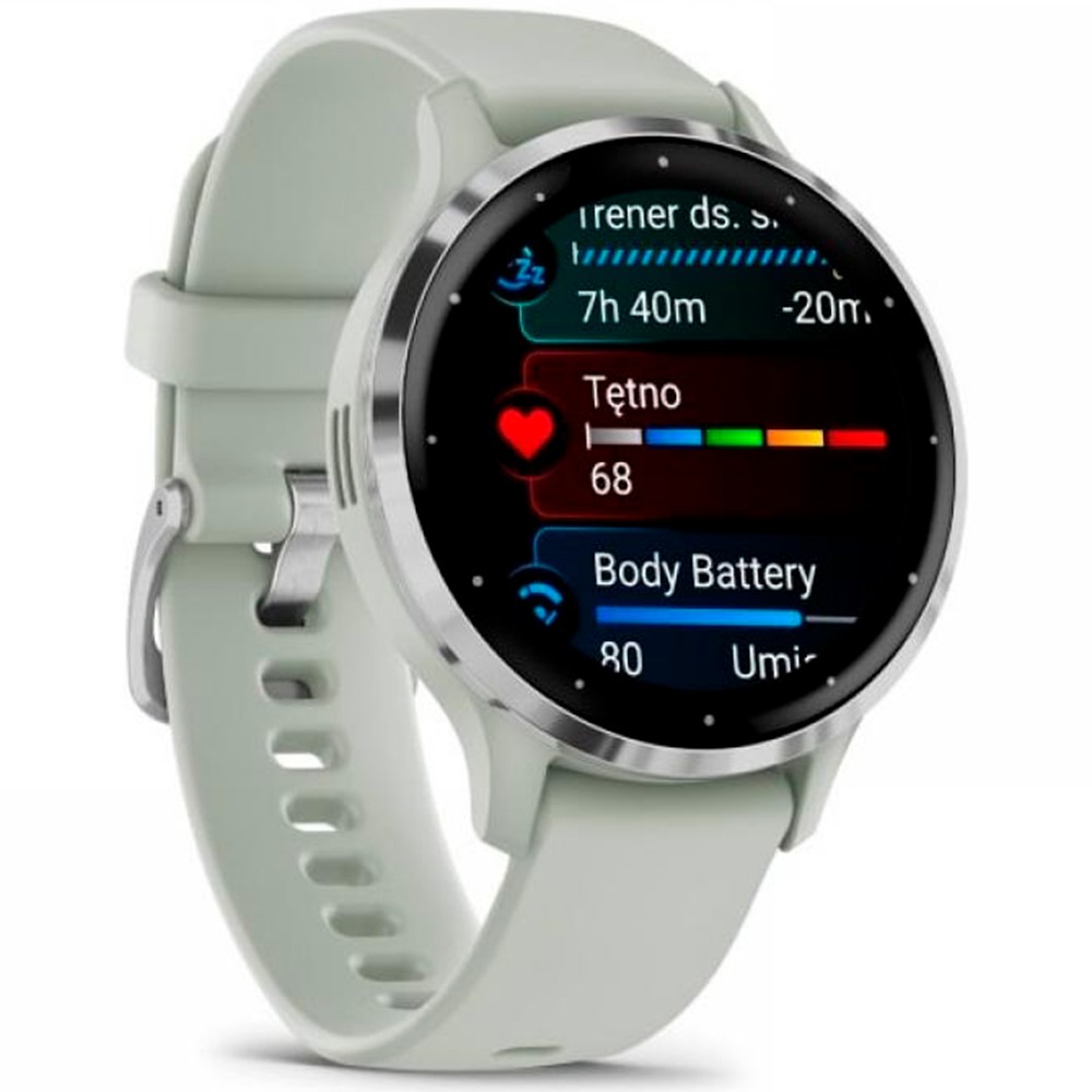 Smart Watche Garmin Venu 3S, Sage Gray / Passivated photo 2