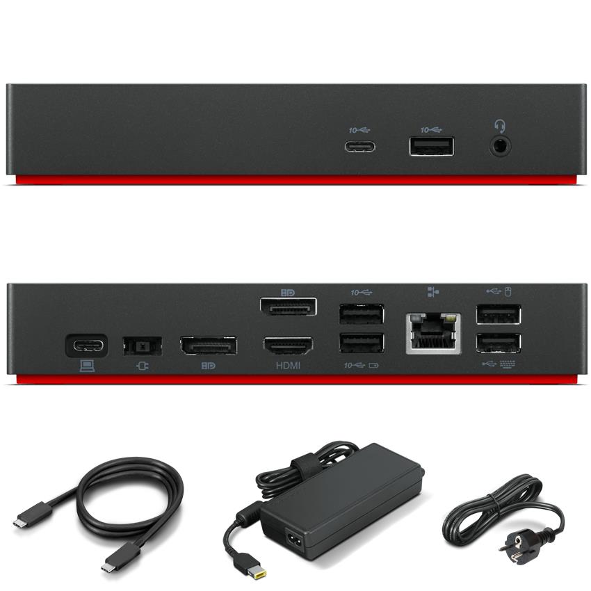 USB-C Док-станция Lenovo ThinkPad Universal/ 1xHDMI/ 2xDP/ 1xUSB-C/ 5xUSB-A photo 4