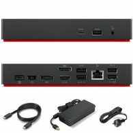 USB-C Док-станция Lenovo ThinkPad Universal/ 1xHDMI/ 2xDP/ 1xUSB-C/ 5xUSB-A thumbnav 4