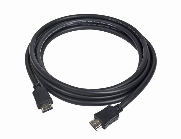 Cable HDMI  CC-HDMI4-10M, 10 m, HDMI v.1.4, male-male, Black cable with gold-plated connectors, Bulk packing photo 2