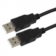Cable USB2.0 - 1.8m - Cablexpert CCP-USB2-AMAM-6, 1.8 m, USB 2.0 A-plug to A-plug, Black thumbnav 1