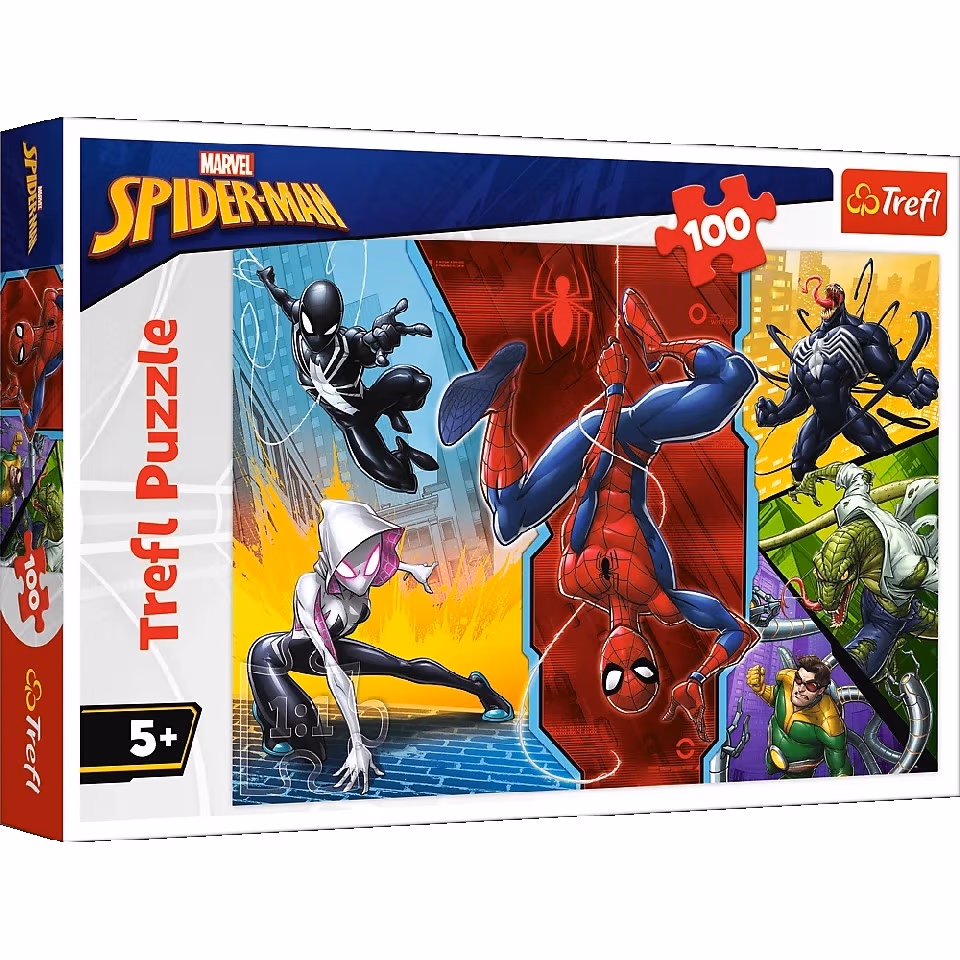 Trefl 16347 Puzzles 100 Marvel Spiderman 