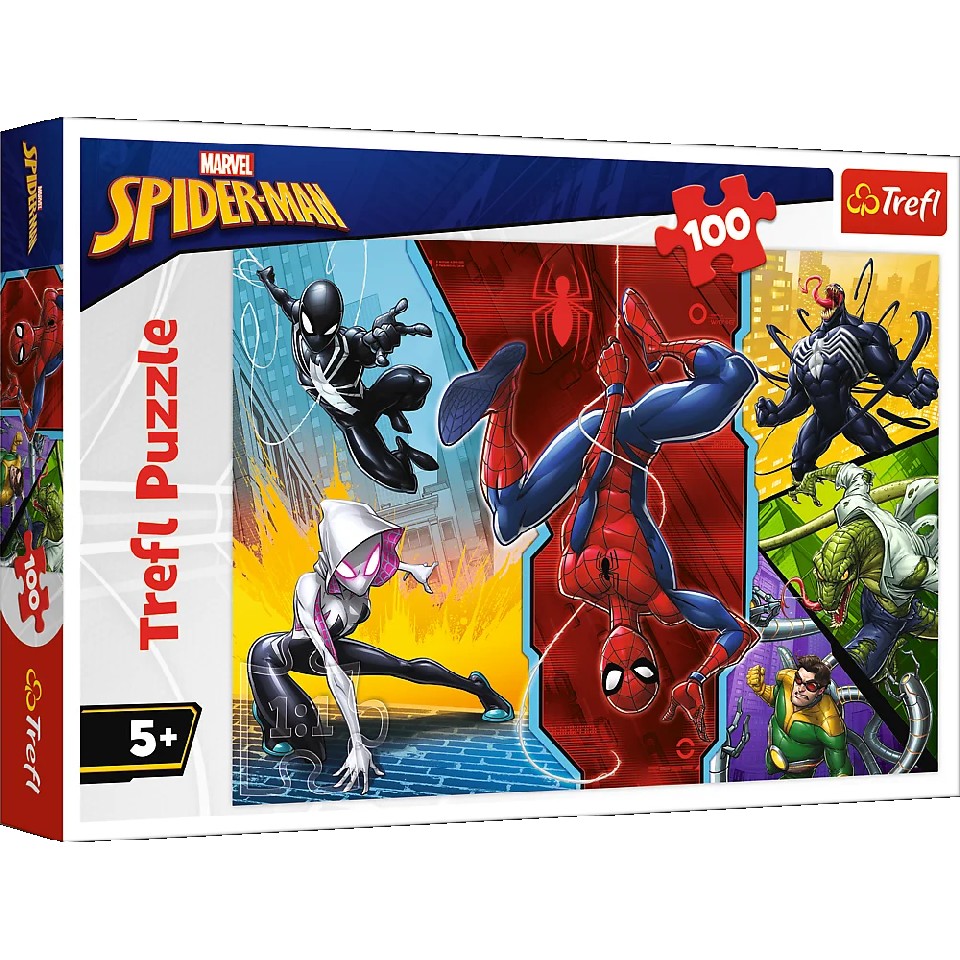 Trefl 16347 Puzzles 100 Marvel Spiderman photo 1