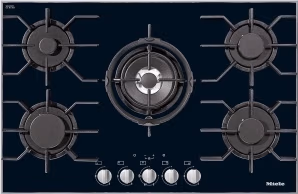 Встраиваемая  газовая панель Miele KM3034 black