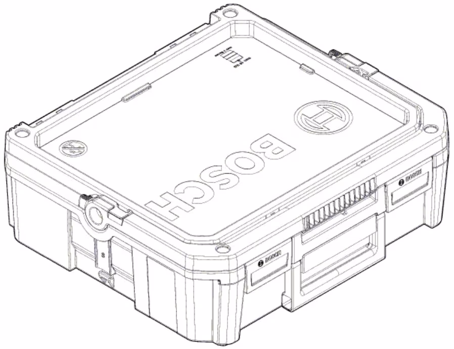 Кейс для инструментов Bosch 1600A013NM
