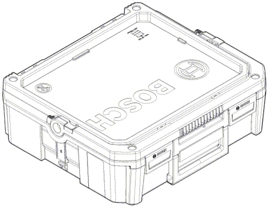 Кейс для инструментов Bosch 1600A013NM photo 1 Кейс для инструментов Bosch 1600A013NM photo 1