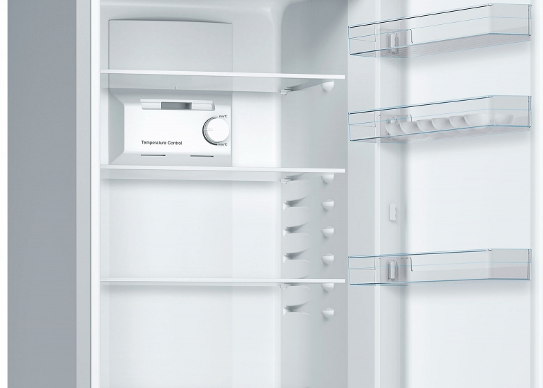 Frigider cu doua usi Bosch KGN36NL306 / 302 l / 186 cm / A++ / Argintiu photo 2