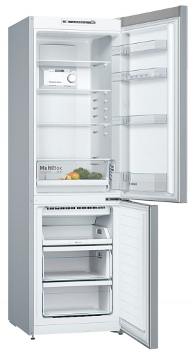 Frigider cu doua usi Bosch KGN36NL306 / 302 l / 186 cm / A++ / Argintiu photo 3