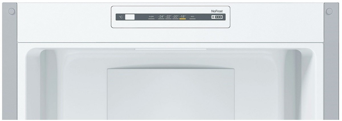 Frigider cu doua usi Bosch KGN36NL306 / 302 l / 186 cm / A++ / Argintiu photo 6
