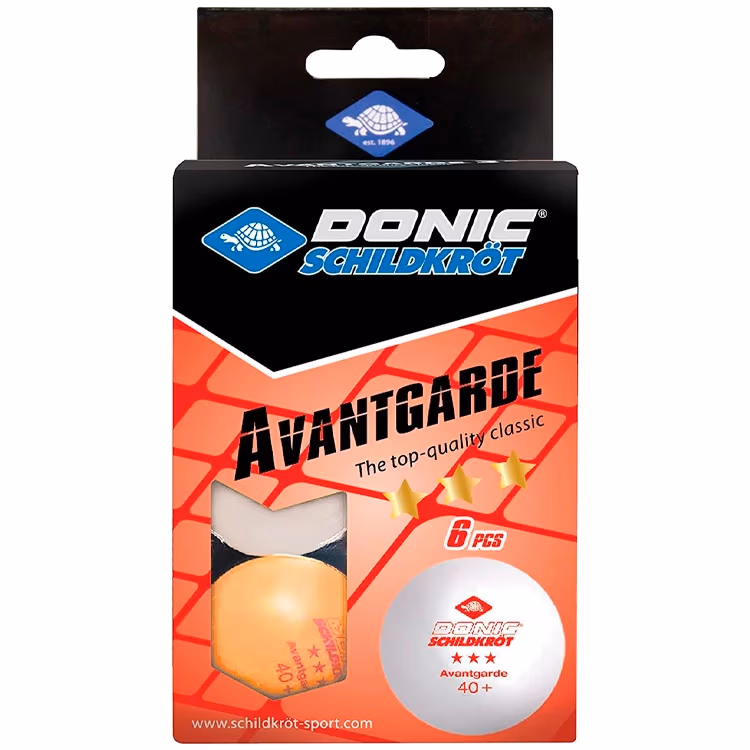 Set mingi pentru tenis de masa 6 buc Donic 3-Star Exclusive Poly 40+ Ball